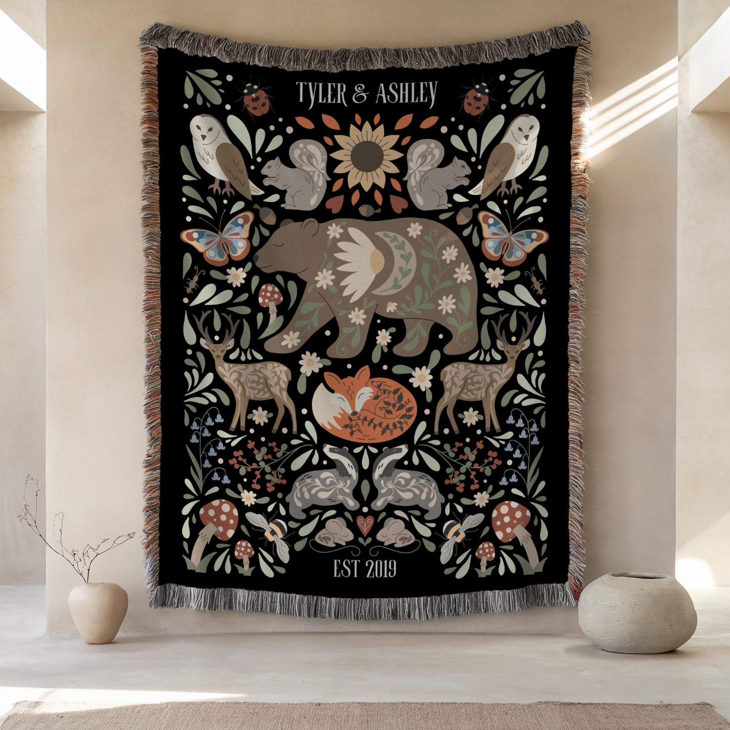 Moonlit Bear Blanket