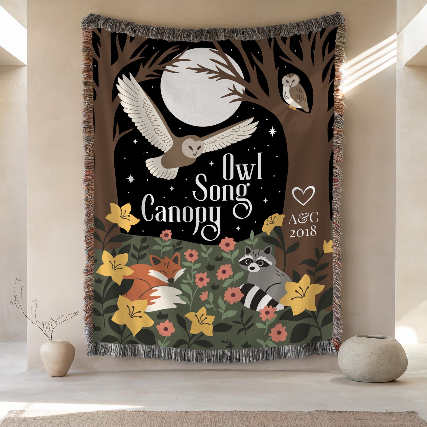 Owl Song Canopy Blanket