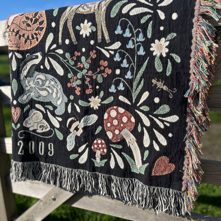 Moonlit Bear Blanket