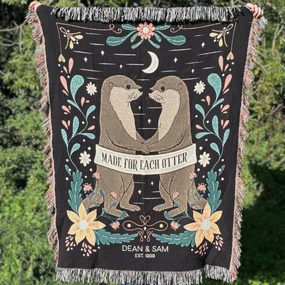 Made for Each Otter Custom Blanket