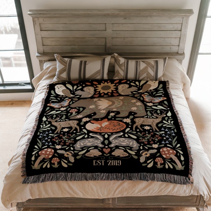 Moonlit Bear Blanket