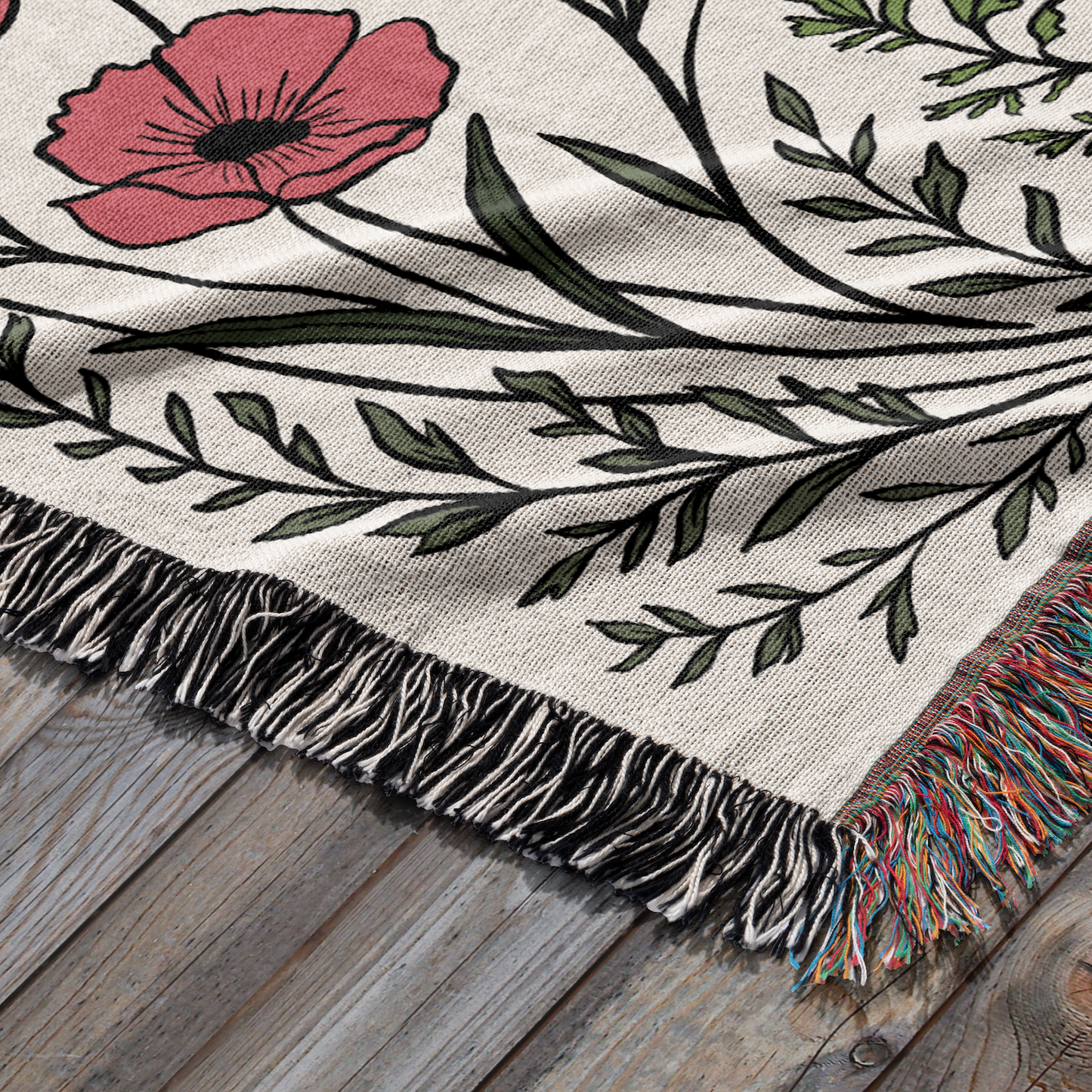 NEW! Moonlit Wildflower Wedding Blanket - Meadow in Bloom