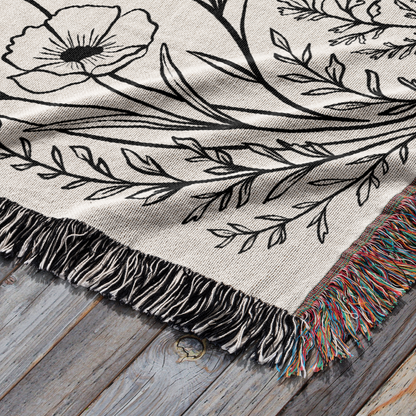 NEW! Moonlit Wildflower Wedding Blanket - Luna Ink